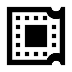 Computer technology icon symbol vector image. Illustration of the dekstop monitor display design image