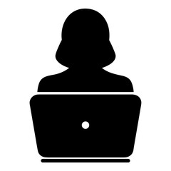 Computer technology icon symbol vector image. Illustration of the dekstop monitor display design image