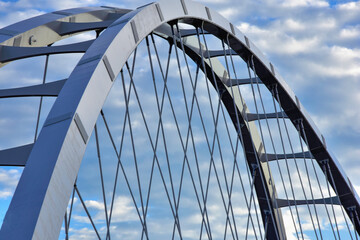 close up of bridge design