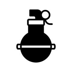 Hand grenade vector icon which can easily modify or edit

