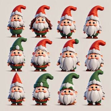 Free 3D Animation Style gnomes Generative AI