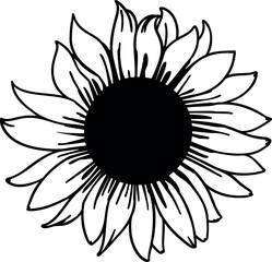 Sunflowers SVG ,CutFile for Cricut and Silhouette, EPS Vector, PNG , JPEG , Zip Folder
