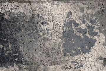 sign on asphalt