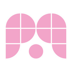 Geometrical logo representing the letters p and q. P.Q letter logo inspiration that can be used for your business logo idea.