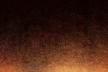 golden black glitter texture abstract banner background with space. Twinkling glow stars effect....