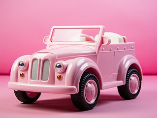 Pink children's toy. Generative AI