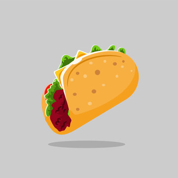 Taco day poster image - Vector illustration design