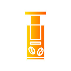 aeropress gradient icon
