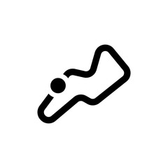 Racing track icon