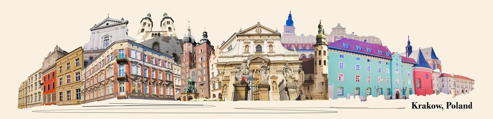 Contemporary Art Design Collage About