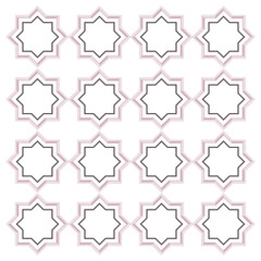 Ramadan Kareem card Pattern Design. Moroccan art vector. Classy Arabic geometric and elegant pattern in purple