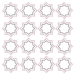 Fototapeta premium Ramadan Kareem card Pattern Design. Moroccan art vector. Classy Arabic geometric and elegant pattern in purple
