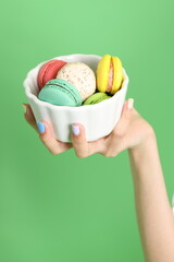 Hand with Macaroons