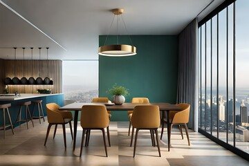 modern dining room