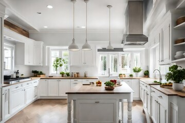 Kitchen Design in White