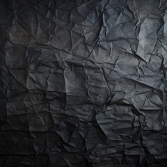 Black vintage and old looking crumpled paper background
