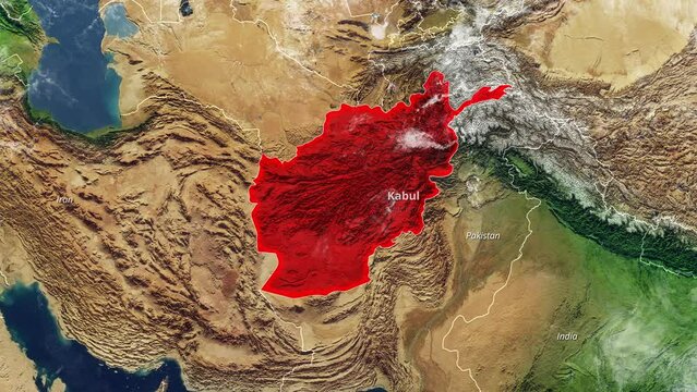 AFGHANISTAN Zoom Map 2D