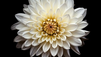 a bouquet of white chrysanthemums against a dark, monochromatic background, emphasizing the purity and grace of these flowers.