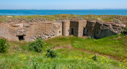 Target fortress (1912) on Berezan Island, Ukraine
