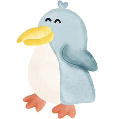 Cute peuguin drawing