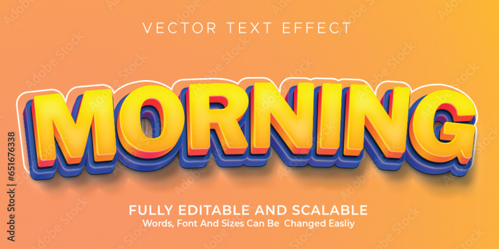 Fototapete text effect, text effect ilustration, text ilustration effec, editable text effect latte cute 3d car