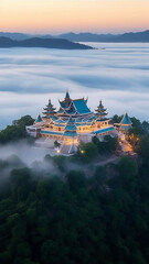 Wat Pa Phu Kon, Thailand Original realistic picture.