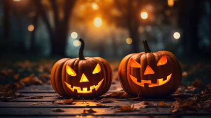 Halloween Pumpkins Generative Ai