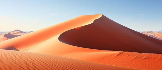 Fototapeta na wymiar Namibia s Dune 7 a sand dune near Walvis Bay