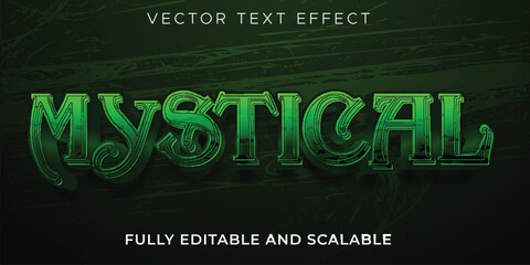 Editable text effect, text effect ilustration font, font text effect ilustration