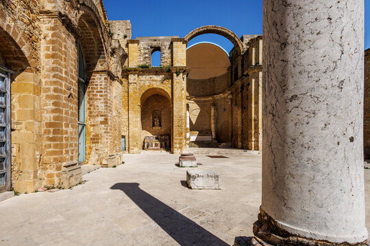 Salemi Castle "Castello normanno" on the island of Sicily