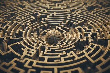 maze or labyrinth, Generative AI