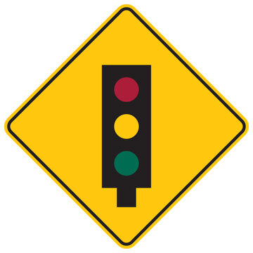 semaforo icono vector simbolo ilustracion se&ntilde;al de prevencion se&ntilde;al color amarillo pictograma rombo preventivo se&ntilde;ales imagen indicar, norma, normatividad  anuncio estandar