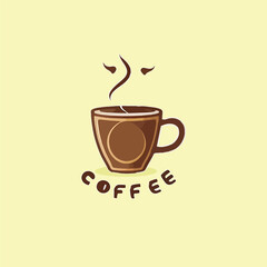Vector a cup of coffee vector illustration