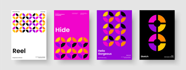 Modern Flyer Design. Isolated Banner Template. Geometric Background Layout. Book Cover. Brochure. Poster. Report. Business Presentation. Catalog. Leaflet. Journal. Pamphlet. Newsletter. Magazine