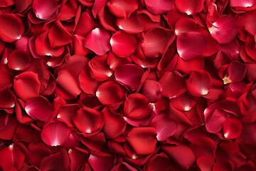 Red rose petals texture background