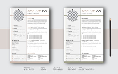 CV / resume template