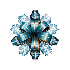 Watercolor Christmas Snowflake (AI Generated)