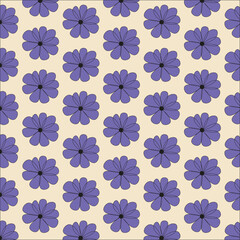 seamless pattern with flowers