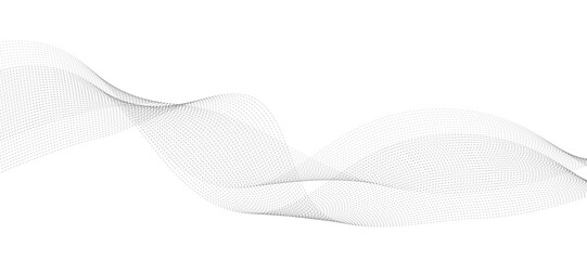 Lines for the background. Black stripes on a white background. Line waves. Creative line art. Gray waves with lines. Vector waves background. Curved wavy line, smooth stripe.