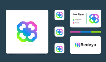 Fototapeta premium Abstract logo mark. Modern logo. Minimal logo