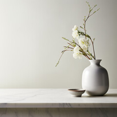 Fototapeta na wymiar white flowers in a vase