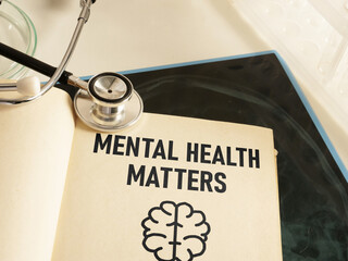 Mental health matters is shown using the text