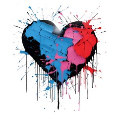 Pop Art Heartbreak: Shattered Emotions