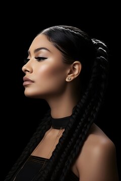 Elegance in Profile: The Beauty of Braided Hair