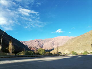 Salta, northwest Argentina:, desert, mountain roads, full coloured landscapes.