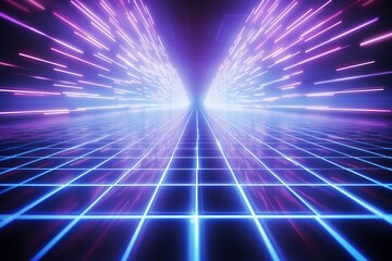 Vaporwave Nostalgia, a 90's Style Background Texture Embracing Neon Tones and Retro Vibes for a Nostalgic Aesthetic Journey