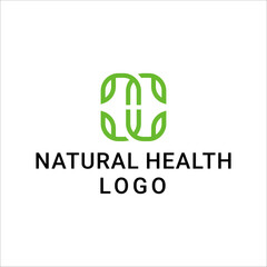 Simple beauty mandala floral, natural luxury flower pattern logo design