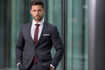 Corporate Portrait with Professional Attire, business attire headshot, formal office clothing, corporate dress code, professional