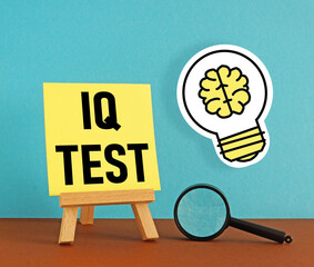 IQ test or intelligence Quotient - a quantitative assessment of the level of mental development,...