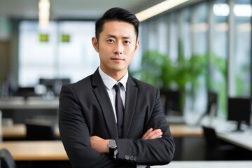 Handsome Businessmen in Formal Suits Inspiring Corporate Excellence